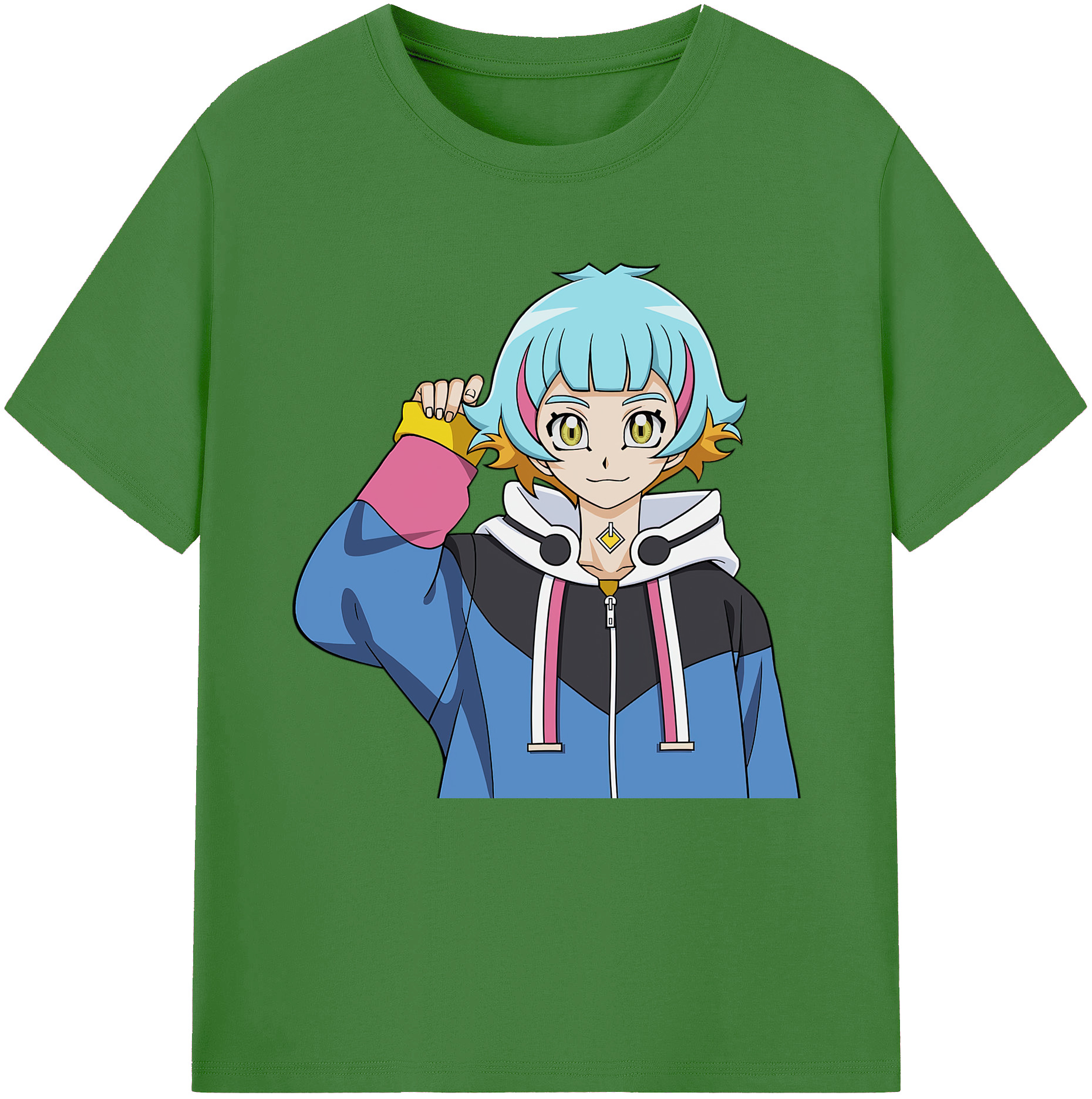 （画像用） 遊☆戯☆王 Yu-Gi-Oh! レディースカジュアルプリントTシャツ（綿100％）